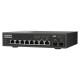 QNAP QSW-L3208-2C6T switch Gestionado 10G Ethernet (100/1000/10000) Escritorio Negro